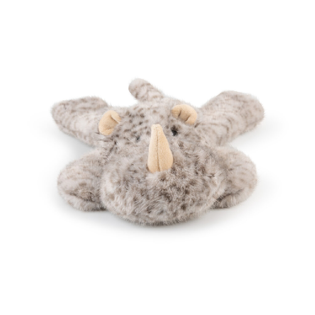 Growl Rustlerz Rocco the Rhino Plush Dog Toy