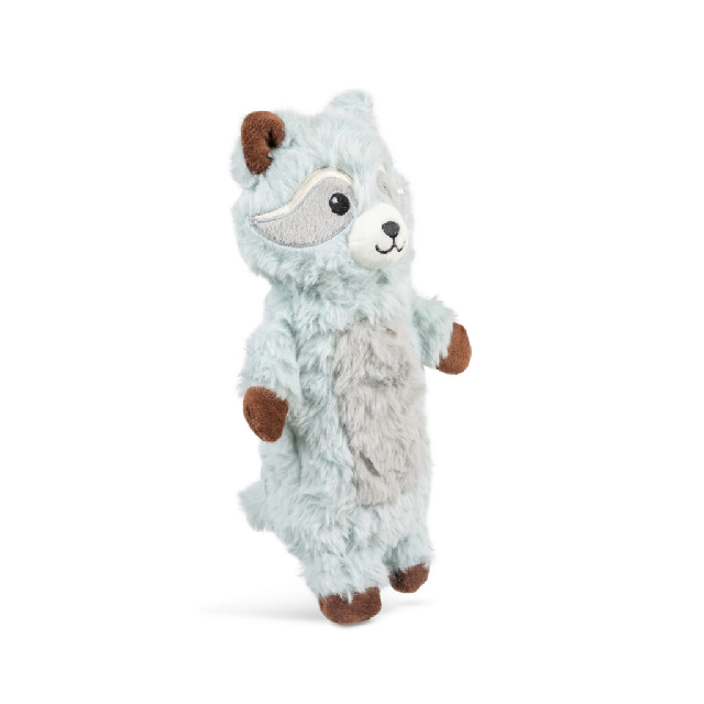 Growl Shaggiez Rocky the Raccoon Plush Dog Toy