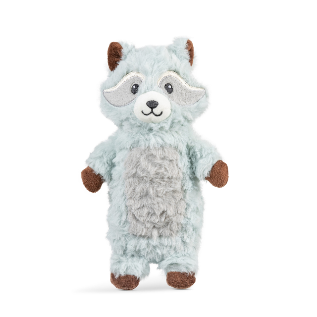 Growl Shaggiez Rocky the Raccoon Plush Dog Toy