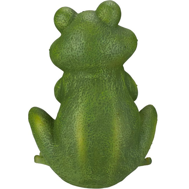 Frog with Daisies Garden Statue