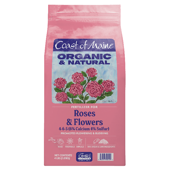 Coast of Maine Fertilizer for Roses & Flowers