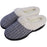 Roxoni Women's Knitted Fleece Lined Clog Slippers, Grey