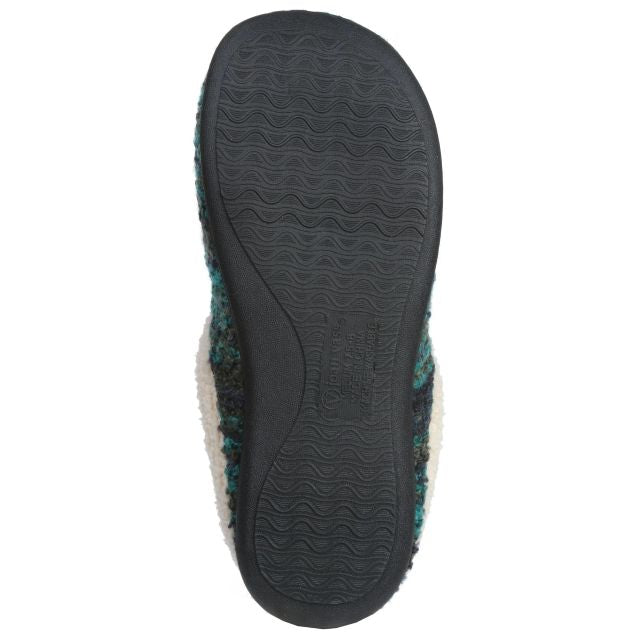 Roxoni Women's Knitted Fleece Lined Clog Slippers, Purple