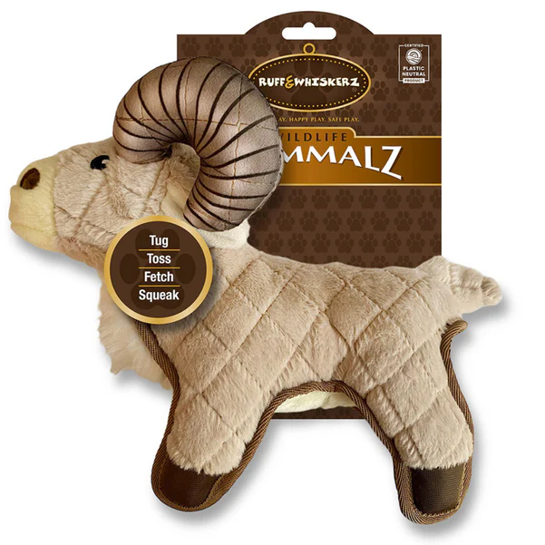 Ruff & Whiskerz Mammalz Dog Toys, Assorted