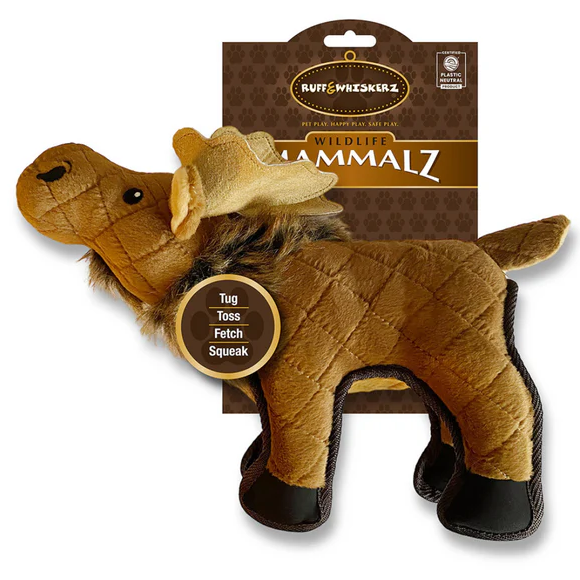 Ruff & Whiskerz Mammalz Dog Toys, Assorted