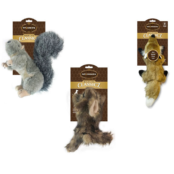 Ruff & Whiskerz Wildlife Classicz Dog Toys, Assorted
