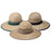 Goldcoast Sunwear Women's Rush Vogue Trim Garden Hat with Tie, Assorted