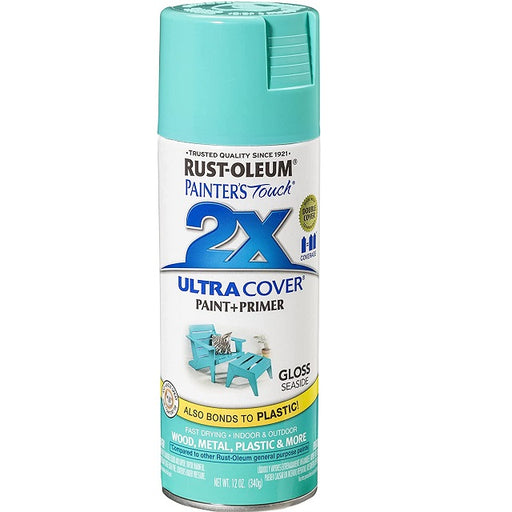 Rust-Oleum® Painter's Touch 2X Ultra Cover Multi-Purpose Aerosol Spray Paint  & Primer, Flat, 340-g