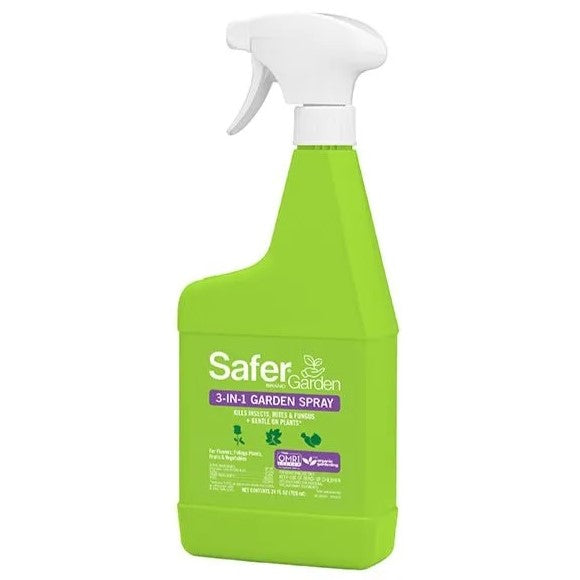 Safer 3-in-1 Garden Spray (24 oz)