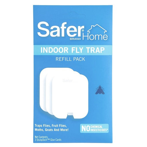 Safer® Home Indoor Fly Trap Refill Glue Cards, Pack of 3