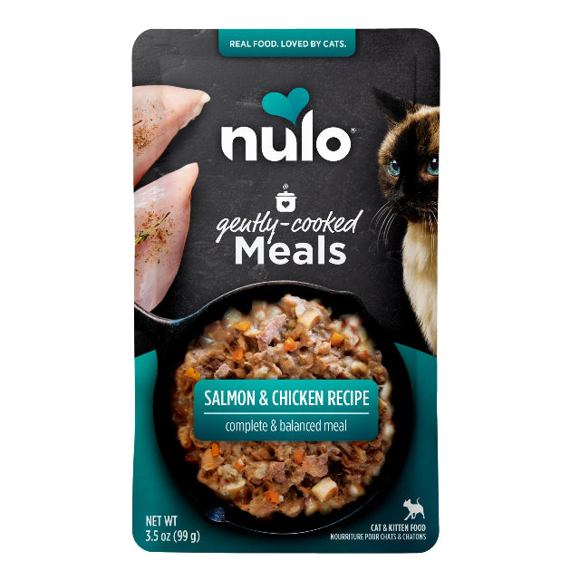 Nulo Gently-Cooked Meals Salmon & Chicken Recipe for Cats 3.5oz