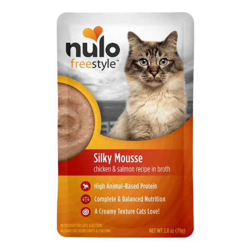 Nulo FreeStyle Silky Mousse Chicken & Salmon Recipe for Cats 2.8oz