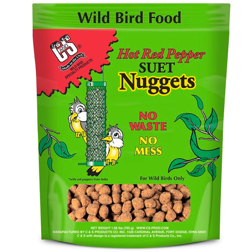C&S Hot Pepper Suet Nuggets 27 oz