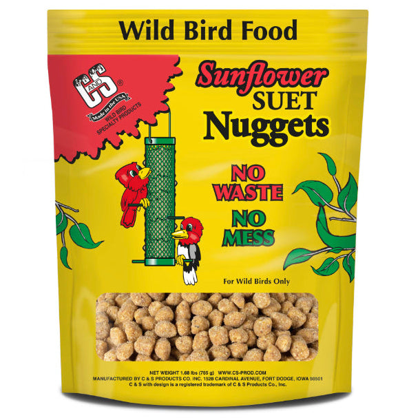 C&S Sunflower Suet Nuggets 27oz