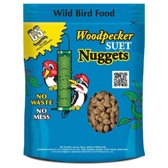 C&S Woodpecker Suet Nuggets 27oz
