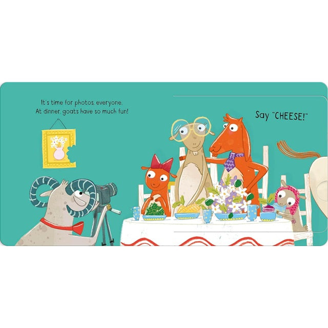 Say Cheese! A Lift-the-Flap Book of Farm Photos Board Book