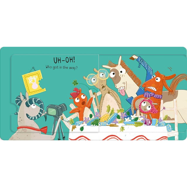 Say Cheese! A Lift-the-Flap Book of Farm Photos Board Book