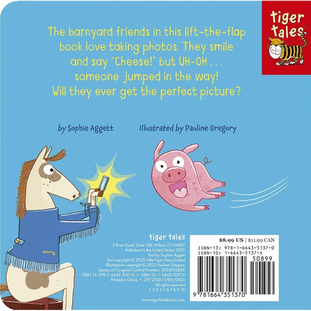 Say Cheese! A Lift-the-Flap Book of Farm Photos Board Book