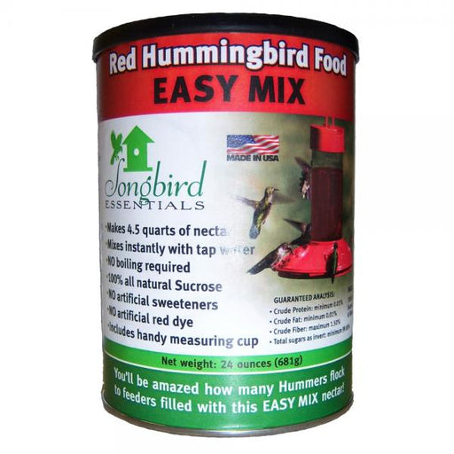 Songbird Essentials Easy Mix Hummingbird Nectar, All Natural Red 24 oz.
