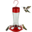 Nature's Way Scarlet Silhouette Glass Gravity Hummingbird Feeder