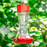 Nature's Way Scarlet Silhouette Glass Gravity Hummingbird Feeder