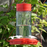 Nature's Way Scarlet Swirl Glass Gravity Hummingbird Feeder