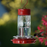 Nature's Way Scarlet Swirl Glass Gravity Hummingbird Feeder