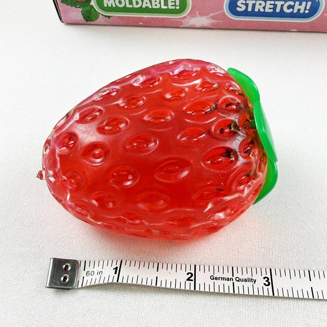 Crystal Strawberry Coconut Oil Squishy, Assorted