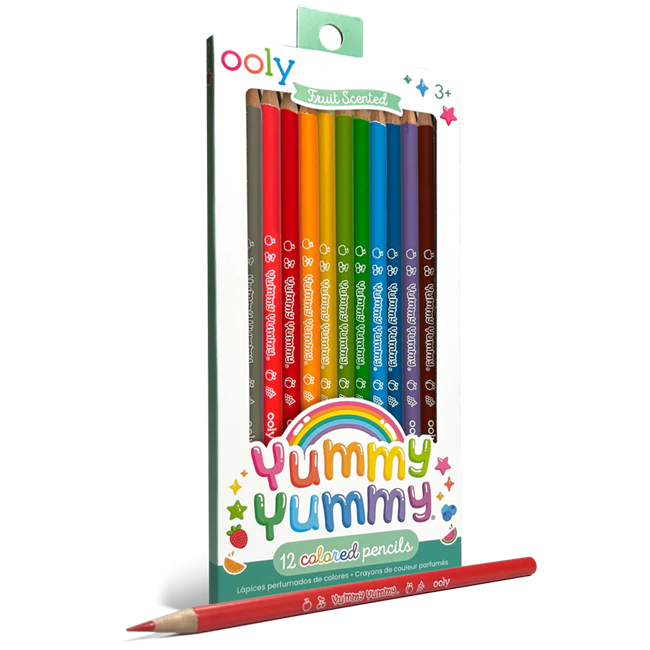 Yummy Yummy Fruit Scented Colored Pencils - Set of 12