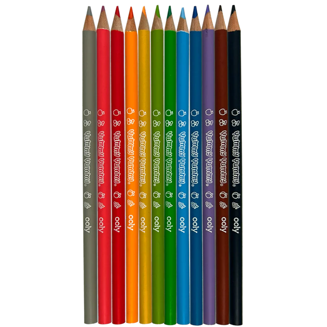 Yummy Yummy Fruit Scented Colored Pencils - Set of 12