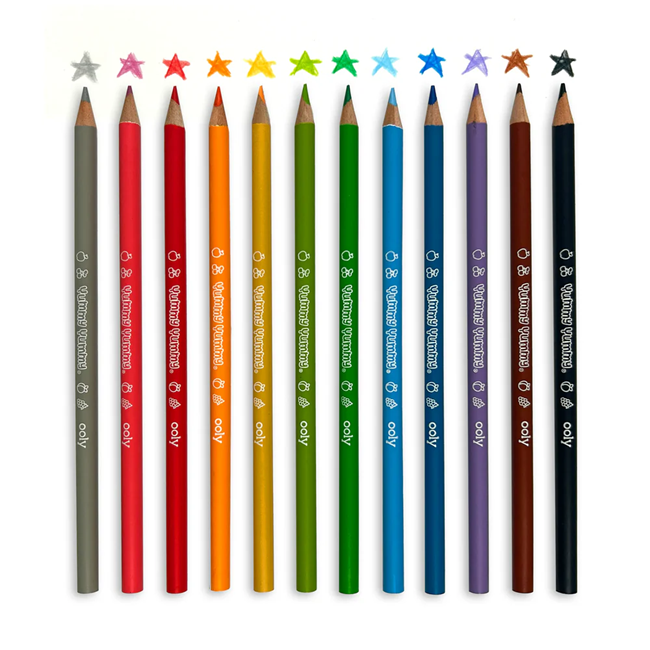 Yummy Yummy Fruit Scented Colored Pencils - Set of 12
