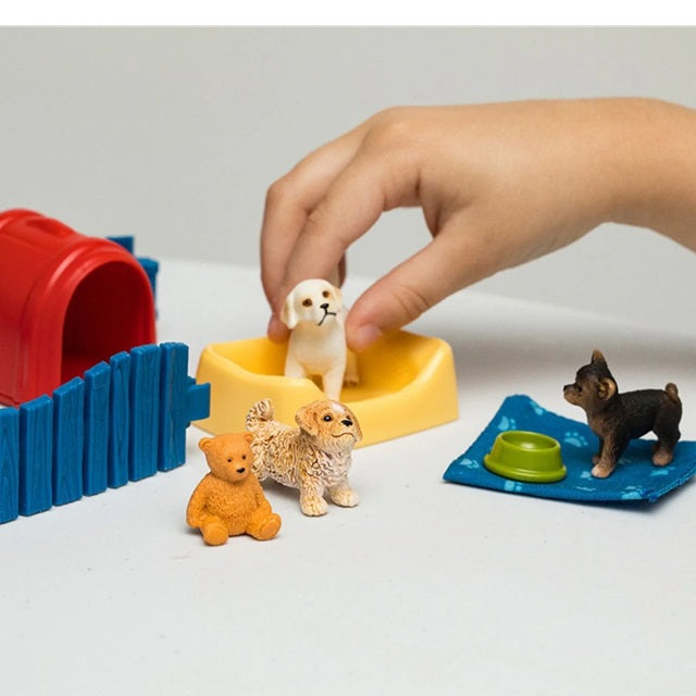 Schleich Farm World Puppy Pen 13-Piece Playset