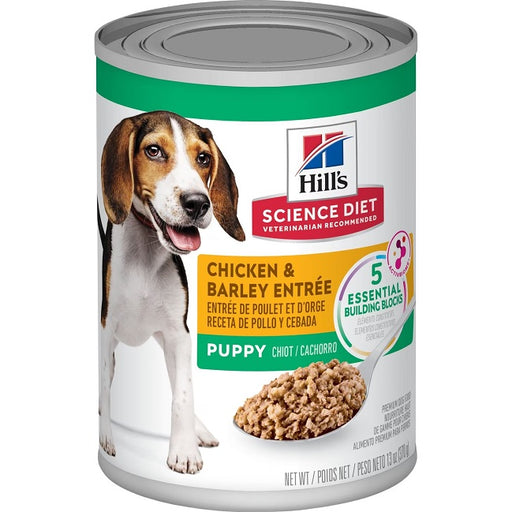 Science Diet Puppy Chicken & Barley Entrée Dog Food, Case of 12 x 13oz Cans