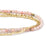 Delicate Stone Wrap Bracelet/Necklace - Pink Opal