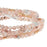 Stone Wrap Bracelet/Necklace - Morganite/Black Tourmaline