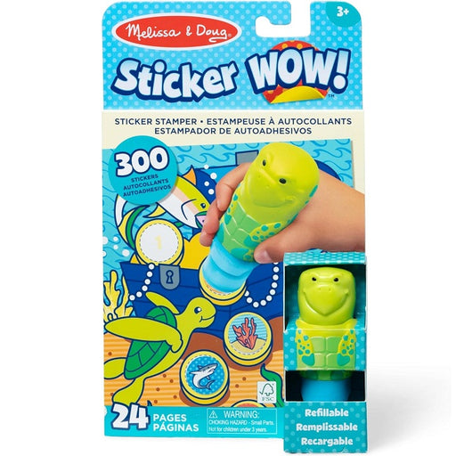 Melissa & Doug Sticker Wow! Sea Turtle Activity Pad & Sticker Stamper