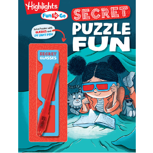 Secret Puzzle Fun Activity Book by Highlights