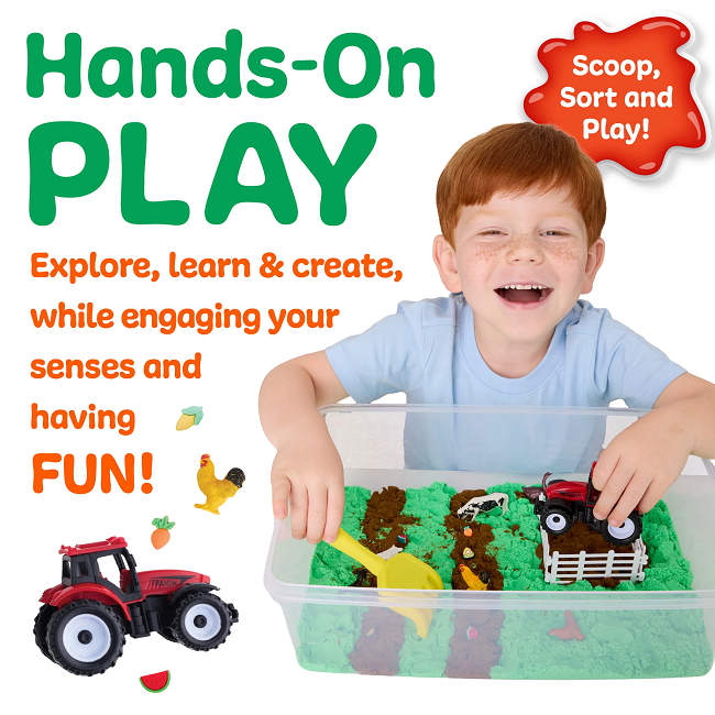 Creativity for Kids Sensory Bin Farm