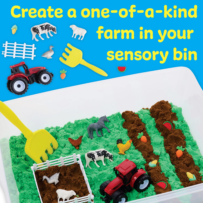 Creativity for Kids Sensory Bin Farm