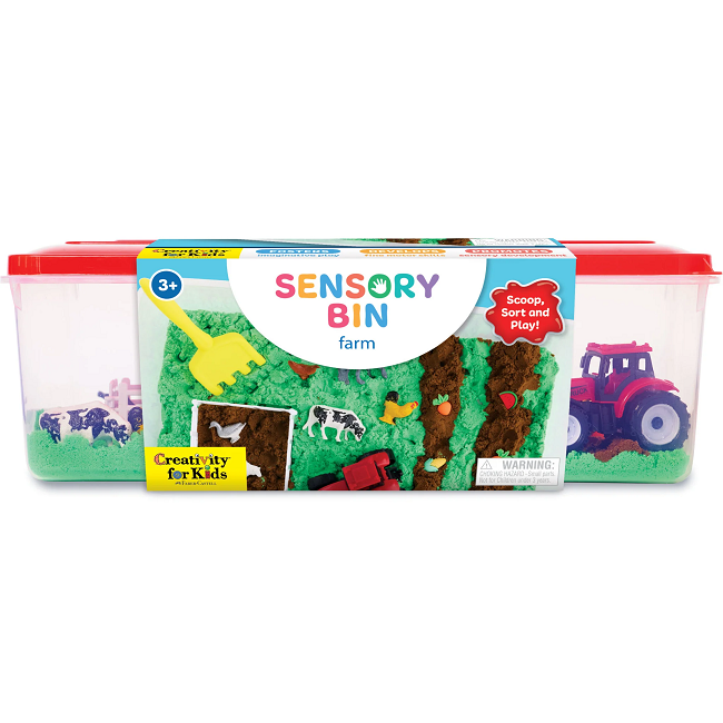Creativity for Kids Sensory Bin Farm