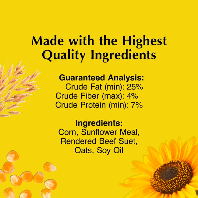 C&S Sunflower Suet Nuggets 27oz