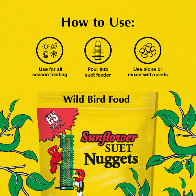 C&S Sunflower Suet Nuggets 27oz