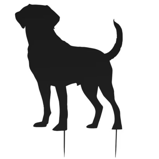 Shadow Yard Stake - Retriever Dog