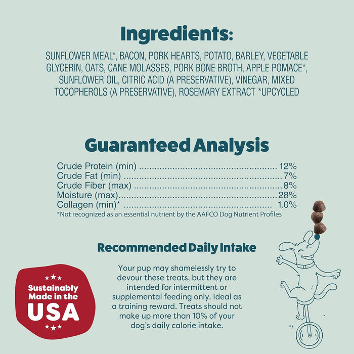 Shameless Pets Bone Broth Bits - Bacon Hits Different, 8oz. Training Treats