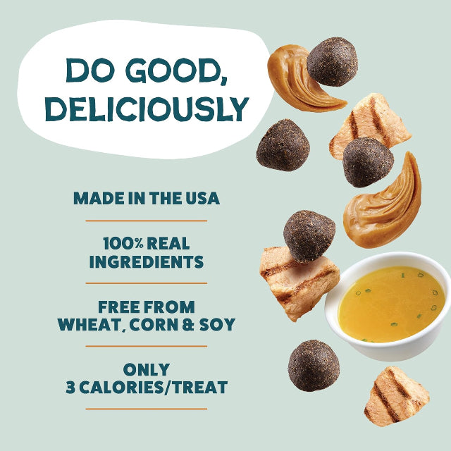 Shameless Pets Bone Broth Bits- Peanut Butter Bliss, 8oz. Training Treats