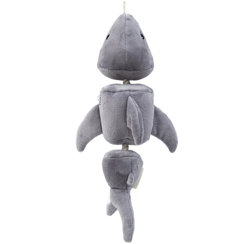 Tall Tails Jointed Shark Dog Toy 14in