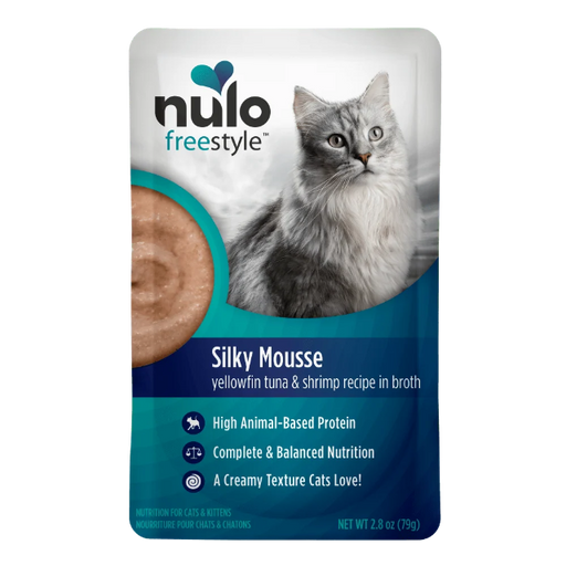 Nulo FreeStyle Silky Mousse Tuna & Shrimp Recipe for Cats 2.8oz