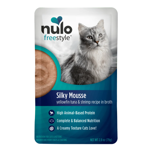 Nulo FreeStyle Silky Mousse Tuna & Shrimp Recipe for Cats 2.8oz