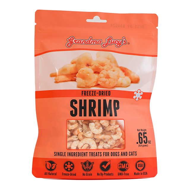 Grandma Lucy's Freeze-Dried Shrimp Dog Treats .65 oz