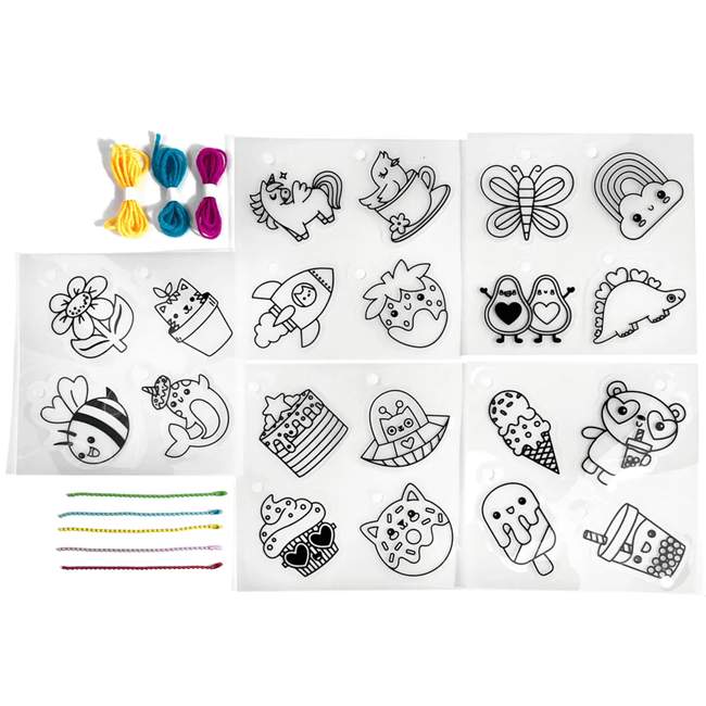 Shrink-its! DIY Shrink Art Kit - Cute Crew - 20 Charms